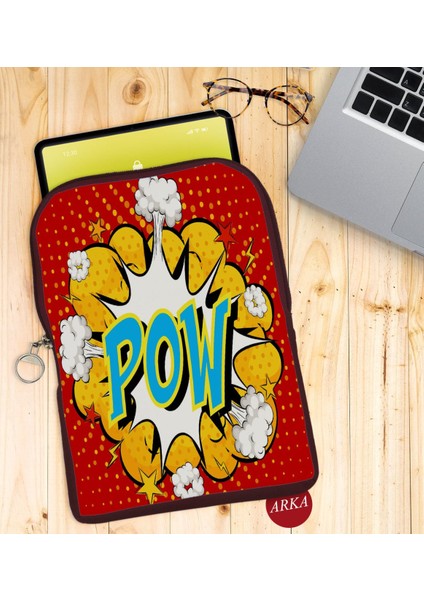 Gift Pop Art Tasarımlı Taşınabilir Koruyucu Tablet Kılıfı & Organizer Çanta - Bordo-13 fiyatları