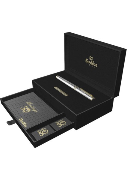 Scrıkss Herıtage Gold Krom Roller Kalem