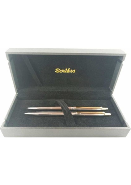 Scrıkss 711L Cız.des.gold Krom Tukenmez Kalem