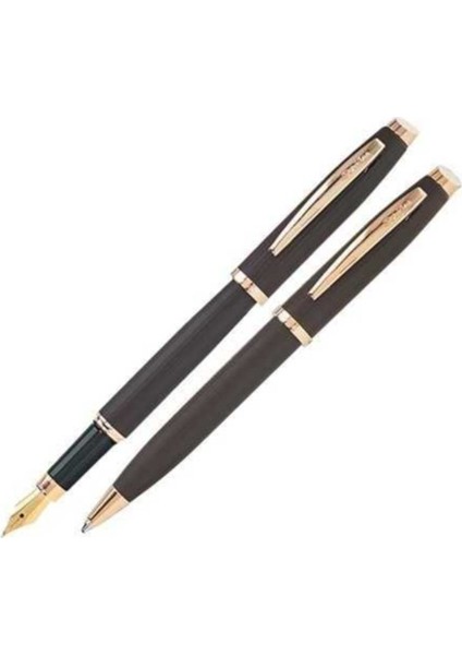 Scrıkss 39 Rose Gold Dolmakalem+Tukenmez Set