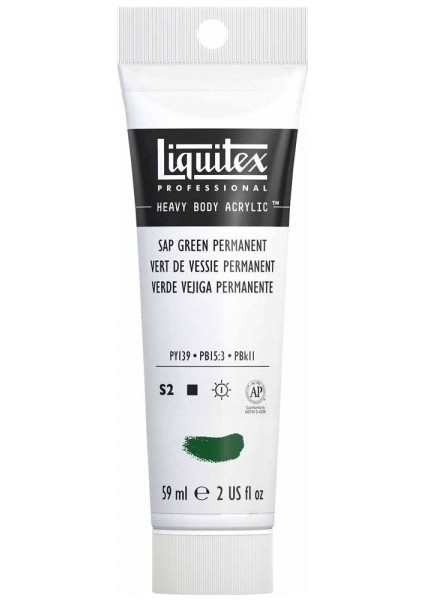 : Professional Heavy Body : Akrilik Boya : 59 ml : Sap Green Permanent 315 S2
