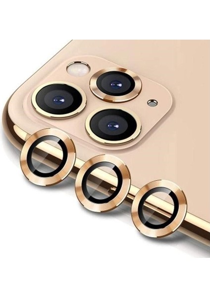 Apple Iphone 12 Pro Max Renkli Kamera Lens Koruma Camı 3'lü