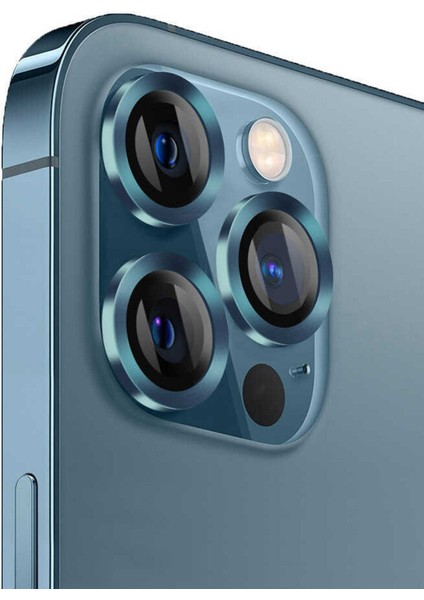 Apple Iphone 12 Pro Max Renkli Kamera Lens Koruma Camı 3'lü indirimleri