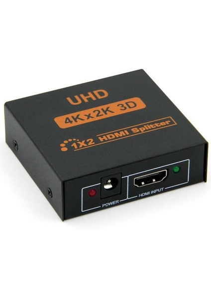 2123 2 Port HDMI Çoklayıcı Splitter - 4K Çözünürlük - Ultra Çoğaltıcı Adaptör