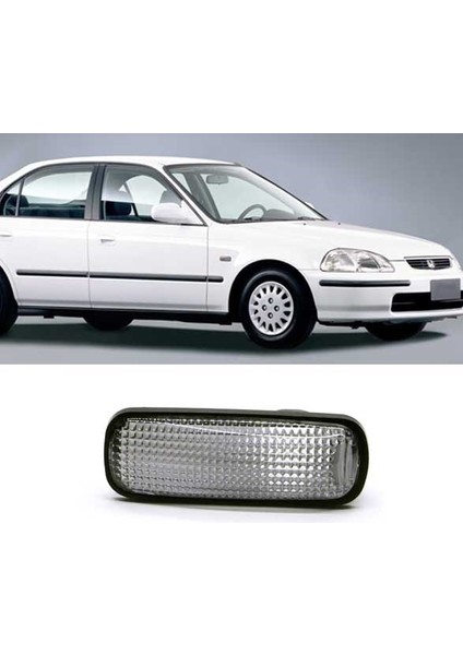Honda Civic Ies 1996 1998 2000 2001 Çamurluk Sinyali Beyaz Sağ modelleri