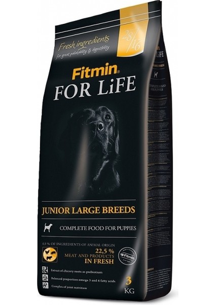For Life %22,5 Taze Tavuk Etli Büyük Irk Köpek Maması 3 kg