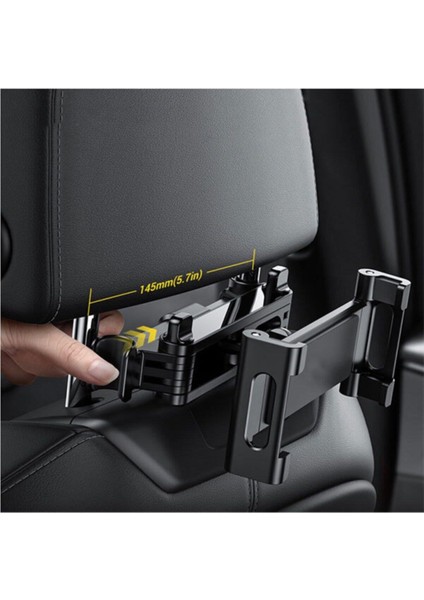 Araç Içi Koltuk Arkası Mesafe Ayarlı Tablet ve Telefon Tutucu indirimleri