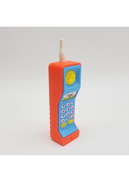 Sesli Işıklı Eğitici Oyuncak Telefon - Turuncu Mavi fiyatları