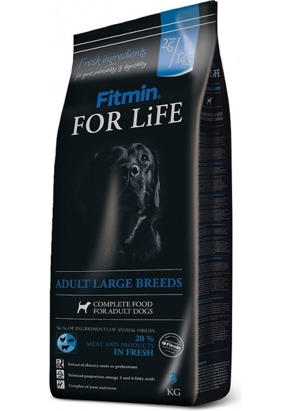 For Life %20 Taze Tavuk Etli Büyük Irk Yetişkin Köpek Maması 3 kg
