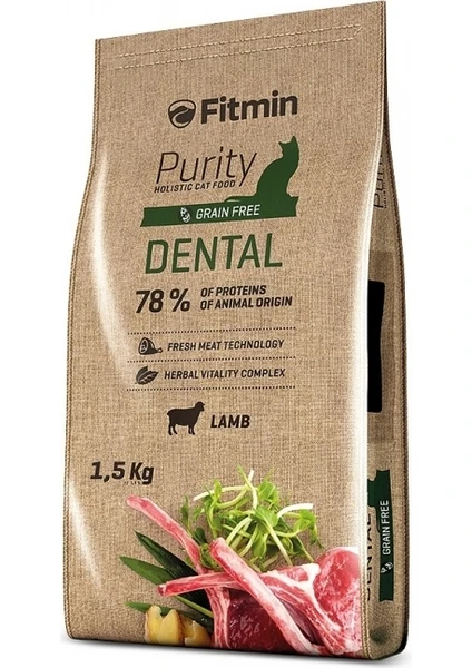 Purity Dental Taze Kuzu Etli Yetişkin Kedi Maması 1.5 Kg