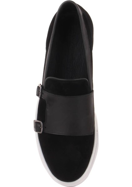 Sail Lakers - Siyah Süet Deri Erkek Günlük Ayakkabı indirimleri