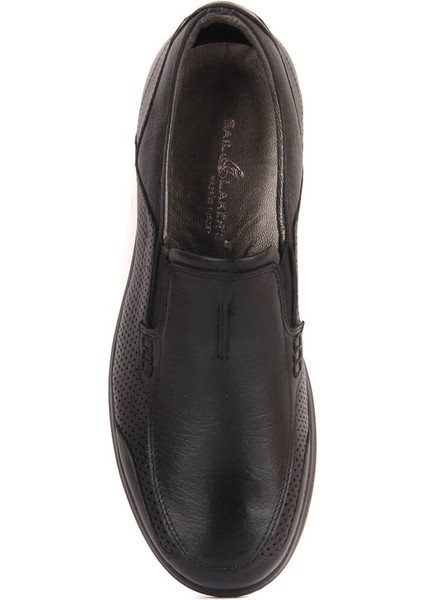 Sail Lakers - Siyah Deri Erkek Günlük Ayakkabı indirimleri