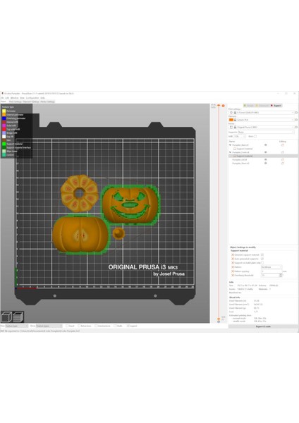 Masaüstü Jack-O -Lantern Plastik Aparat