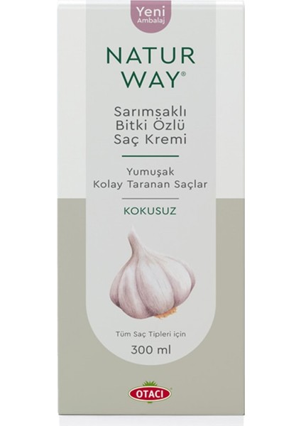 Naturway Bitki Özlü Sarımsaklı Saç Kremi 300 ml Saç Kremi