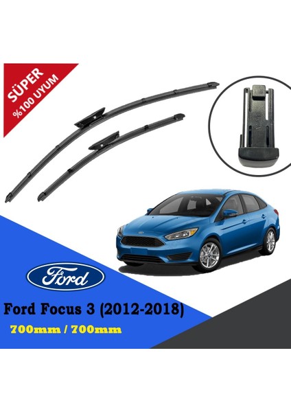 Ford Focus 3 Muz Silecek Takımı (2012-2018) 700-700mm