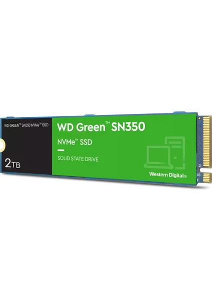 Wd Green Sn350 2TB 3200-3000MB M.2 NVMe SSD