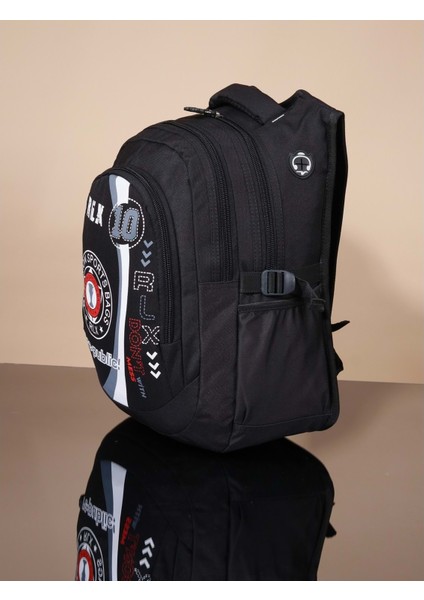 1058 Anatomik Yarasa Sırt Okul Çantası NKT01058 Siyah Beyaz Tek Ebat modelleri