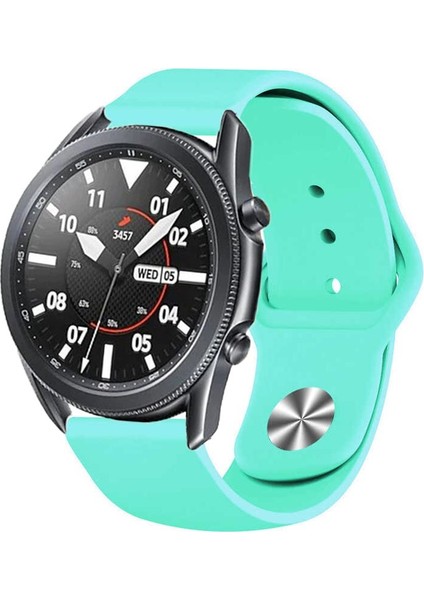 Xiaomi Mi Watch Color Kordon Silikon Spor Kordon Turkuaz