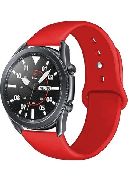 Samsung Galaxy Watch 4 5 6 Pro 40 44 Classic 42 43 46 47 mm Kordon Silikon Spor Kordon 20mm
