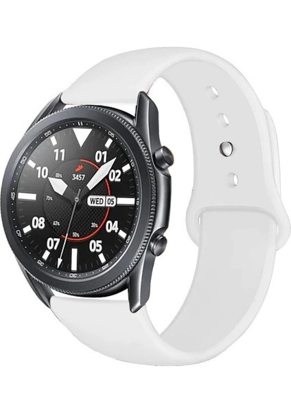 Amazfit Pace 1 / 2 Kordon Silikon Spor Kordon Beyaz