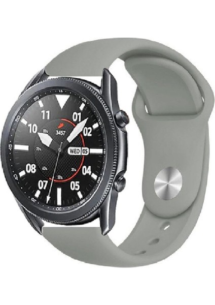 Amazfit Pace 1 / 2 Kordon Silikon Spor Kordon Koyu Gri