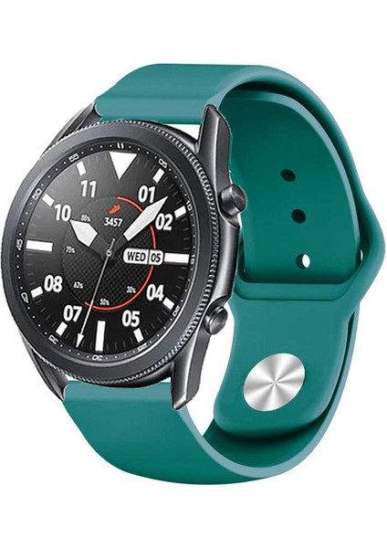 Amazfit Pace 1 / 2 Kordon Silikon Spor Kordon Petrol Mavisi