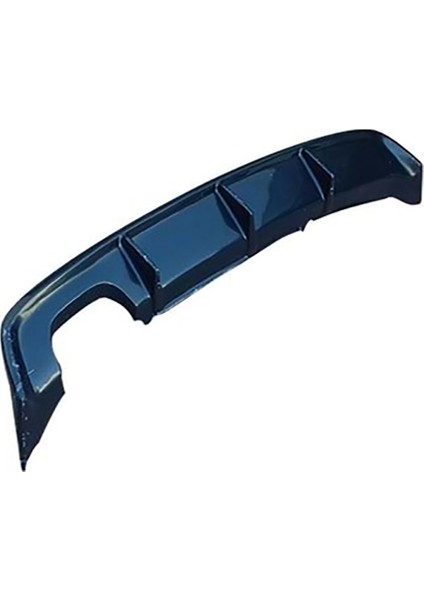 Seat Leon Mk3.5 Custom Difüzör P Black 2017+ Sol Çiftli Çıkış Plastik