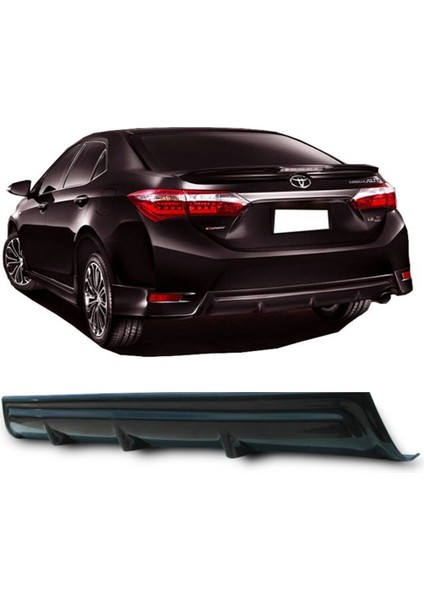 Toyota Corolla Twin Difüzör Piona Black 2013 - 2019 Plastik fiyatları