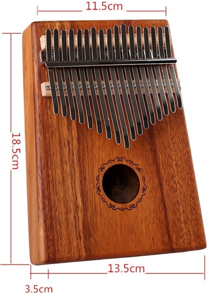 Ahşap Kalimba - Kahverengi (Yurt Dışından) fırsatları