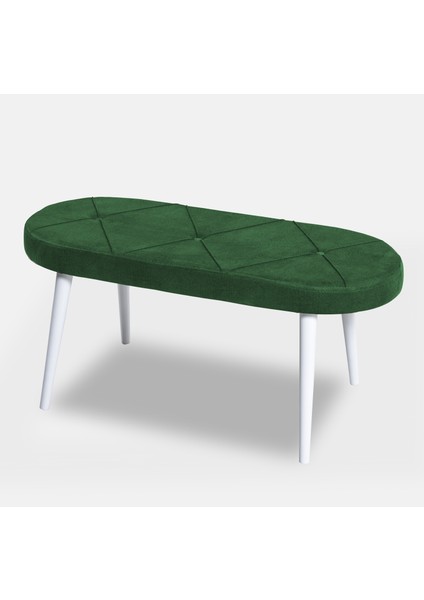 Bench Jerika Kumaş Beyaz Ayak