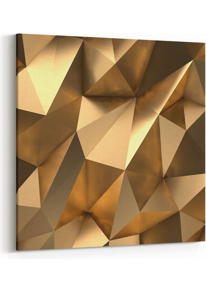 10157K Abstract Görsel Kare Kanvas Tablo