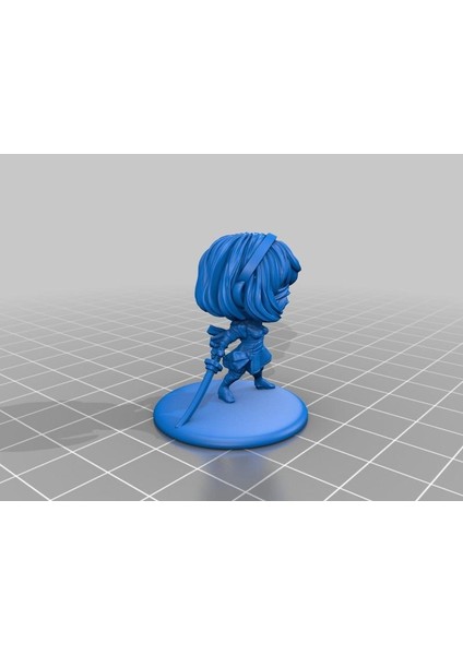 Yorha No 2 B Tipi Chibi Heykelcik Plastik Aparat