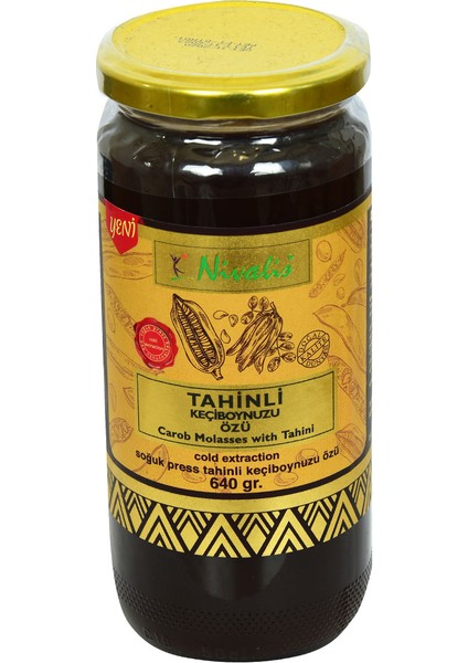Soğuk Press Tahinli Keçiboynuzu Özü Harnup Özü 640 gr