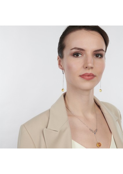 Gümüş Kehribar Küpe fiyatları