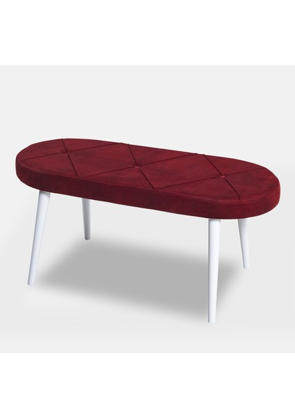 Bench Jerika Kumaş Beyaz Ayak