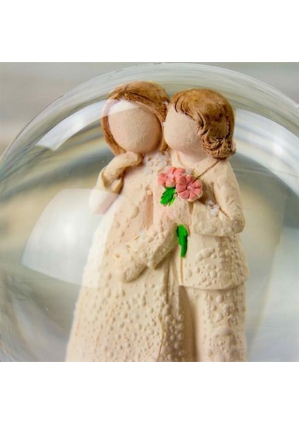 Romantik Sevgililer Temalı Üç Boyutlu Kar Küresi ve Müzik Kutusu modelleri