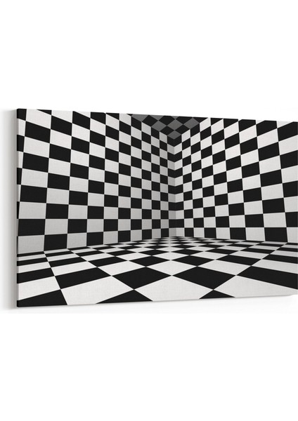 10233Y Abstract Girdap Görsel Yatay Kanvas Tablo