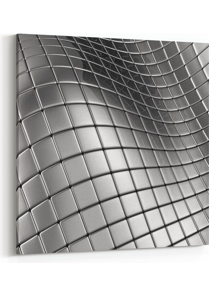10348K Abstract Görsel Kare Kanvas Tablo