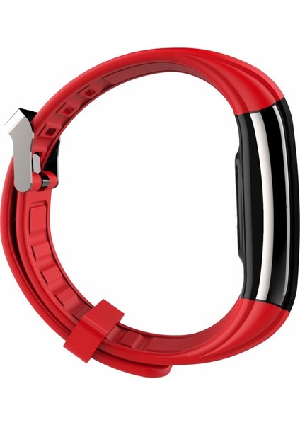 Smart C6T 0.96 Renkli Ekran Termometre Özellikli Hr Akıllı Saat - Kırmızı (Yurt Dışından)