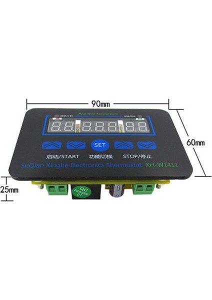 XH-W1411 220V Dijital Termostat Kuluçka Makinasına Uygun Hassas