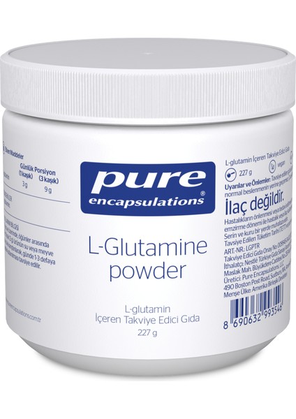 Pure Encapsulations L-Glutamine Powder 227g