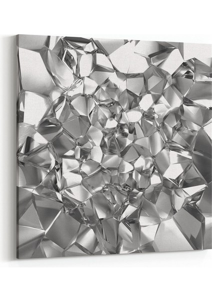 10090K Abstract Görsel Kare Kanvas Tablo