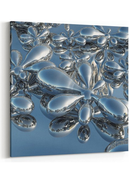 10329K Abstract Görsel Kare Kanvas Tablo