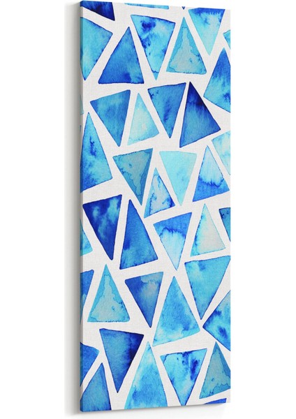 10357DI Abstract Görsel Dikey Ince Kanvas Tablo