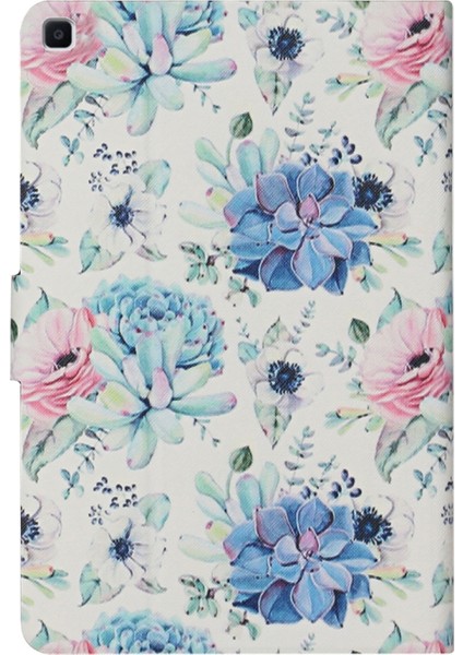 Samsung Galaxy Tab A 8.0 2019 Için Çiçek Desenli Deri Kılıf (Yurt Dışından) fiyatları