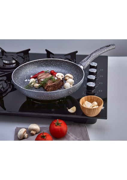 Polo Chef Fiesta Granit Gri Tava Pişirme Tavası 30CM