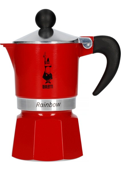 Rainbow Kırmızı Mokapot (6 Cup)