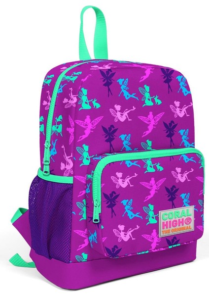 Kids Koyu Pembe Peri Desenli Iki Bölmeli Ilkokul Sırt Çantası 23306