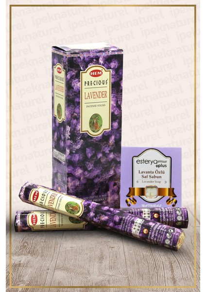 Hem Lavender Lavanta 6 Lı Tütsü ve Esterya Lavanta Sabunu