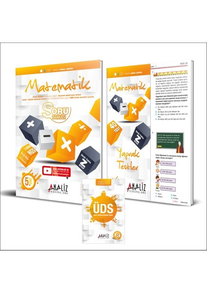 Analiz Yayınları  5.Sınıf Matematik 3' Lü Set